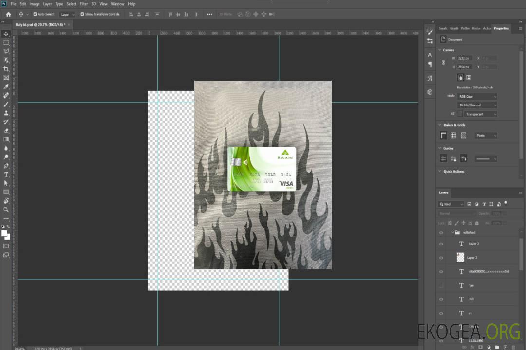 USA Régions banque visa carte électronique photolook avant template USA Régions banque visa carte électronique photolook avant template